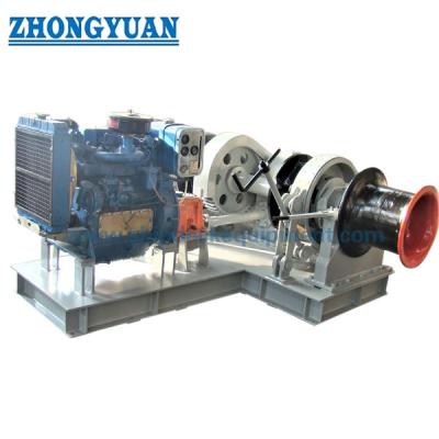 China Engine Driven Marine Anchor Windlass, Double Gypsy Ship Deck Equipment for sale