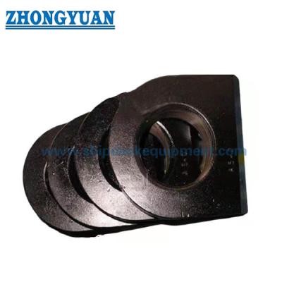 China JIS F 3410 Type C Rope Steel Plate Eye Plates Ship Mooring Equipment for sale