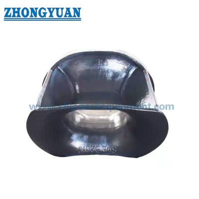 China ISO 13729 Type B Bulwark Mounted Casting Steel Closed Chock Ship Towing Equipment for sale