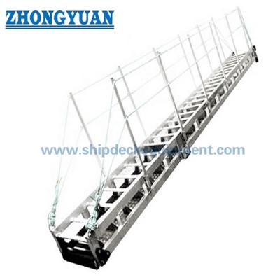 Chine Type d'OIN 7061 passerelle en aluminium de rivage de B avec d'anti étapes Marine Outfitting de glissement à vendre