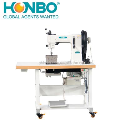 China HB-204-370-2L tent needles saddle stitch long arm sewing machine double post bed for sale