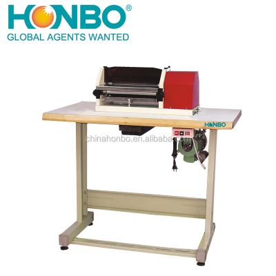 China HB-260 Commodities Heat Press Paper Leather Shoe Hotmelt Glue Binding Machine for sale