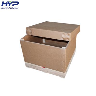 China Recycled Paper Box Paper Box Materials Low Cost Heavy Duty Strong Corrugated Cardboard With Pallet for sale