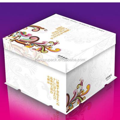 China Recycled Materials Good Quality Cake Paper Box Exquisite Printing Box for sale