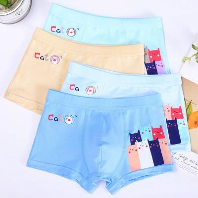 中国 L~3XL High Quality Cartoon Children's underwear Breathable Cotton Boy Boxer Shorts For 9~37.5kg Boys 販売のため