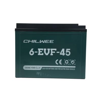 China Toys Chilwee High Power Lead Acid Battery 12V 45ah E-bike Storage Battery for sale