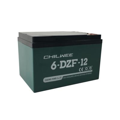 China Toys Chilwee High Power Lead Acid Battery 12V 12Ah E-bike Storage Battery for sale