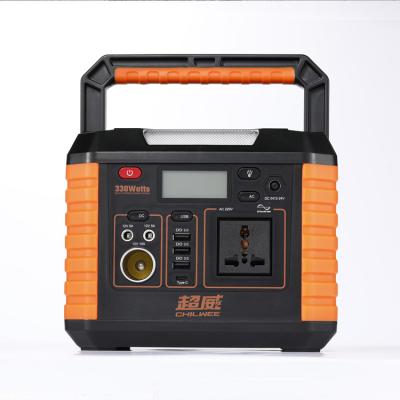 China Rectangle High Capacity Battery Bank For Camping Best Selling Portable Outdoor 330W Power Supply for sale