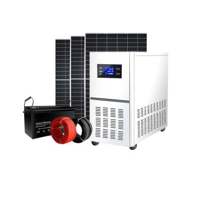 China Factory Home Rate 3kw Off Grid Inverter Controller Panel Solar Energy Kit Home Use Solar Kit Home Use Monocrystalline Silicon 200V 1years for sale