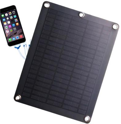 China Portable Waterproof High Performance 8W USB Monocrystalline Patch Panel Solar Power Charging Outdoor Bag 160*220*3mm for sale