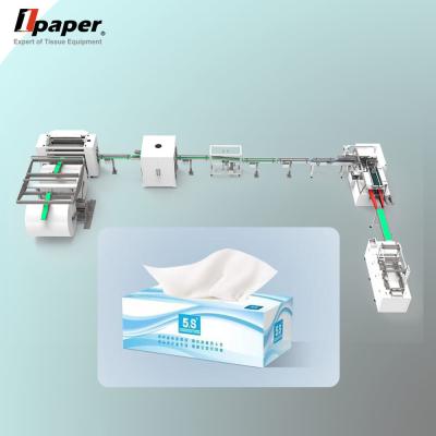 China Box Pumping Facial Tissue Carton Box Sealing Packing Machine Production Line for Tissue for sale