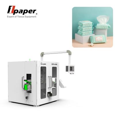 China Máquina de corte y embalaje de papel de tejido para la línea de producción de servilletas sanitarias a un precio asequible en venta