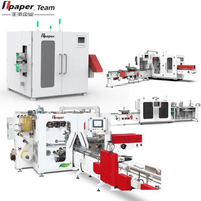 Cina 0.5-0.8Mpa Air Supply Tissue Napkin Machine per la linea di produzione di tovaglioli sanitari YB330 in vendita