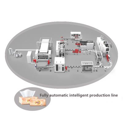 China L4050*W1400*H1915mm weefselmachine voor de productie van gezichtsweefsel Te koop