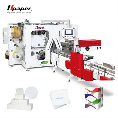 China Máquina automática de pliegue de papel de alta capacidad para servilletas, tejidos, grabados, impresión y pliegue en venta