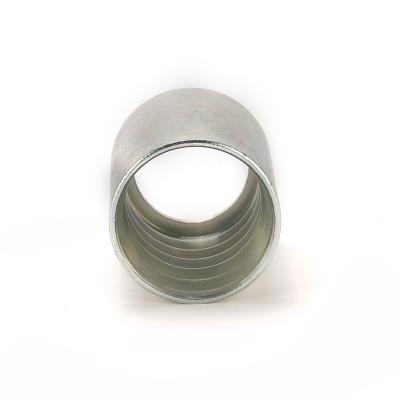 China Carbon Steel High Performance OEM/ODM Aluminum Hydraulic Service Hose Ferrule Connector for sale