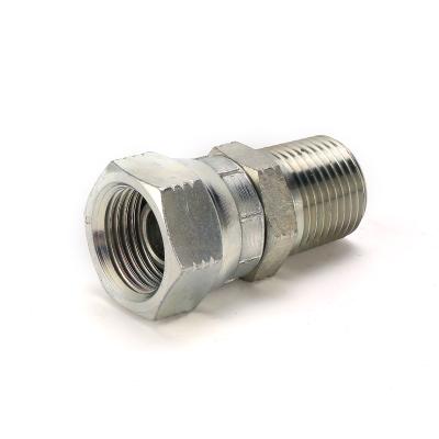 China High Quality Carbon Steel Male NPT To Female NPSM Swivel Hydraulic Union Fitting for sale