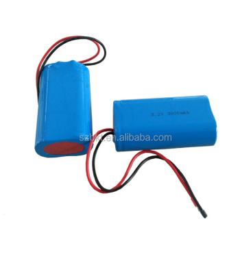 China Solar lamp solar battery 18650 3.2v 3000mah lifepo4 underground light battery for sale