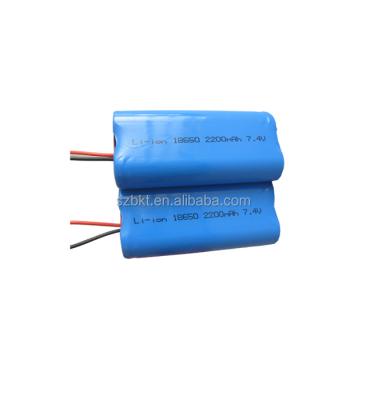 China Machine- The Golden Li-ion Battery Pack 7.3v 18650 Lithium Battery Pack 7.4V Power Battery for sale