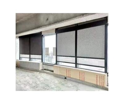 China modern heavy duty motorized ziptrack roller blind roller shades outside ziptrack heavy duty roller blinds for sale