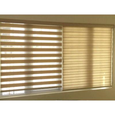 China Zebra Roller Shade Rainbow Fabric Pearl Chain Window Shade Light Filtering Pure Soft Horizontal Daylight for sale