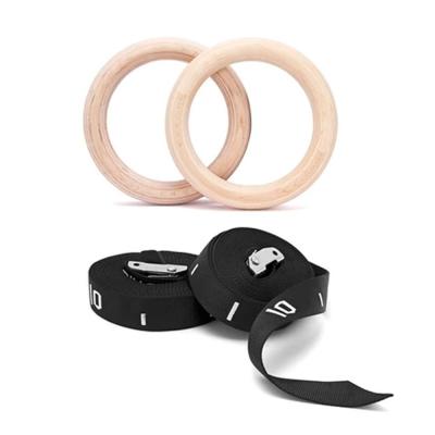 China Sports Workout Fitness Gym Rings With Strap And Loops Flexible Fitness Gym Rings for sale