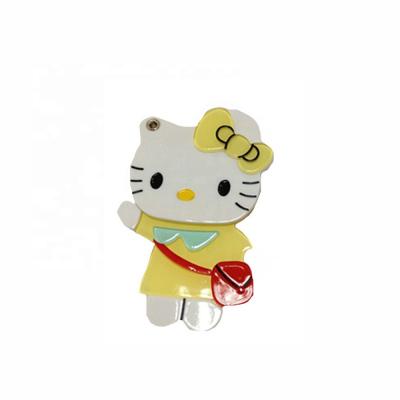 China Pocket Mirror Mini Pocket Mirror Hello Kitty Acrylic Material Makeup Mirror New for sale