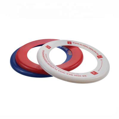 China Toy Promotional Toy Inflatable Plastic Inflatable Ring Shape Flying Disc for sale