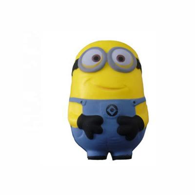 China Custom Europe Europe PU Foam Minions Shaped Anti Stress Ball for sale