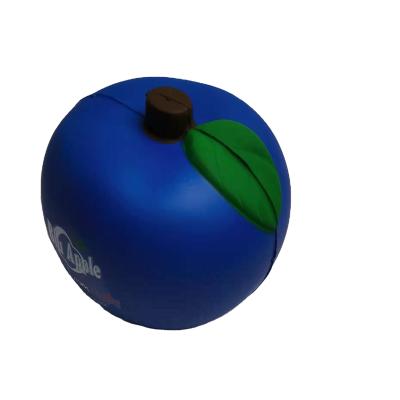 China European Custom Europe Toys Blue Apple Fruit Relaxation Toys For Finger Exercise Fruit Fidget Stress Balls for sale