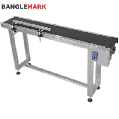 China Machinery Repair Shops 60W1.5M Belt Conveyor For Laser Marking Machine And Inkjet Printer for sale