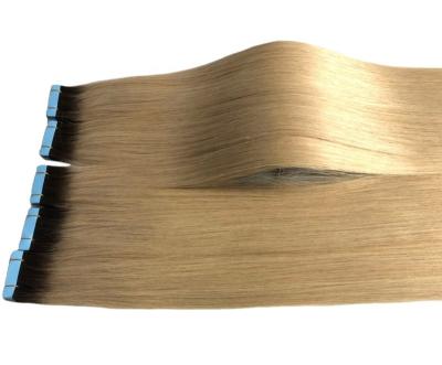 China Wholesale Kinky 100% Real Double Tape Remy Hair Extensions Russian Blonde Pulled Human Curl 2022 for sale