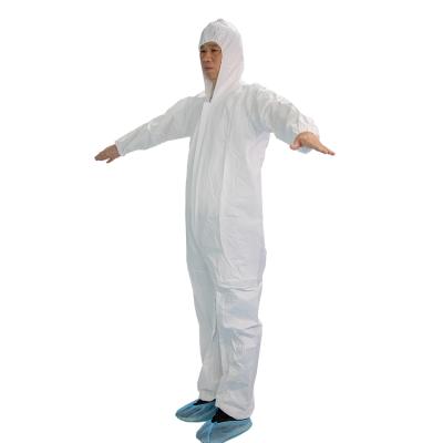 China Anti-Static Disposable Chemical Protective Microporous Nonwoven Coverall for sale