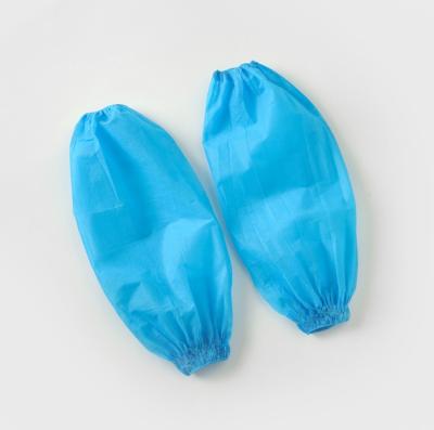 China Disposable PE PP Sleeve Cover Blue Long Sleeve Concealment for sale