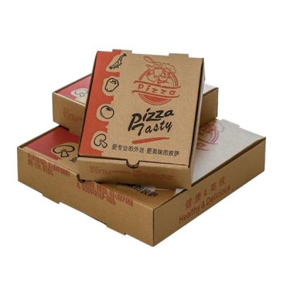 China Recycled Materials Corrugated Packaging Boxes Custom Ad Box Package Pizza Boxes Eco Friendly Food Packaging for sale