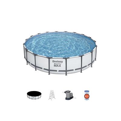 China 56462 Outdoor Pool Summer Family Garden Paddle Around 23062L Steel Pools Outdoor Swimming for sale