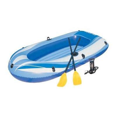 China Water Sports Area Bestway 61095 Hydraulic Force RX 4000 Rubber Dinghy Set With Air Pump And 2 Paddles for sale