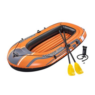 China Outdoor Water Sports Area Family Lake River Sport Fishing Rowing Inflatable Boat for sale