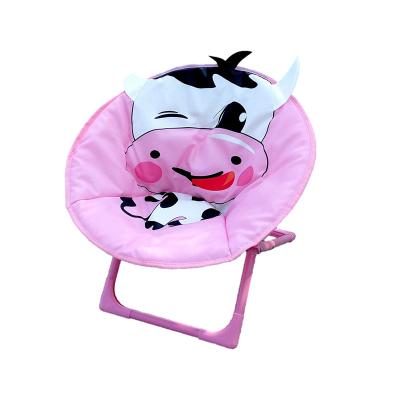 China Quick Folding And Easy Carrying Whotman WY3168 Cartoon Models Beach Kids Yard Moon Plastic Folding Chair for sale