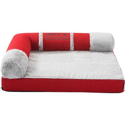 China Long Pet Bed Cover Artificial Fur Removable Non-slip Manufacturer Outdoor Cat Dog Places Removable Waterproof Washable Best Custom Free Sample for sale