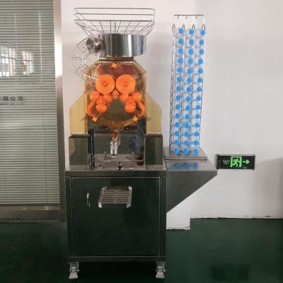 China Automatic Beverage Fruit Shop Squeezer Machine Orange Juice Extractor Machine Orange Vending Machine for sale