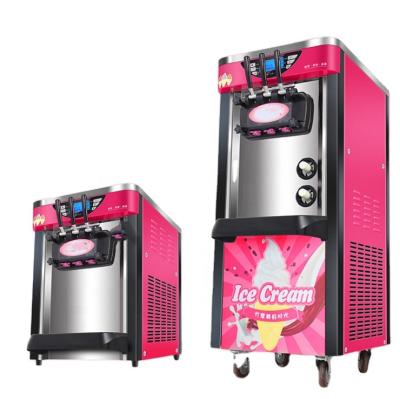 China Cost Effective Three-flavor Factory Snacks Ice Cream Machine Commercial Soft Ice Cream Machine for sale