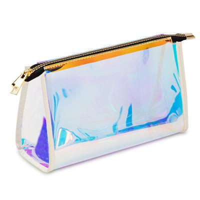 China Fashion Makeup Bag Travel Toiletry Bag Waterproof Clear Cosmetic Bags PVC Cosmetic Bags For Ladies for sale