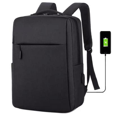 China With USB Factory Polyester Business Travel School Computer Backpack Waterproof Laptop Backpack For Men With USB for sale