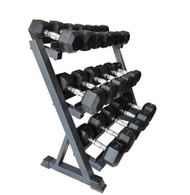 China Indoor Wholesale Commercial Dumbbell Rack 75*75*3mm 2022 Custom Dumbbell Storage Rack for sale