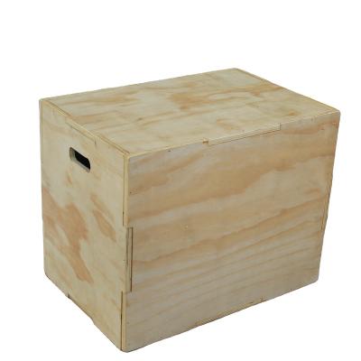 China Gym Fitness Home Gym Jumping Box Wooden Plyo Box for sale