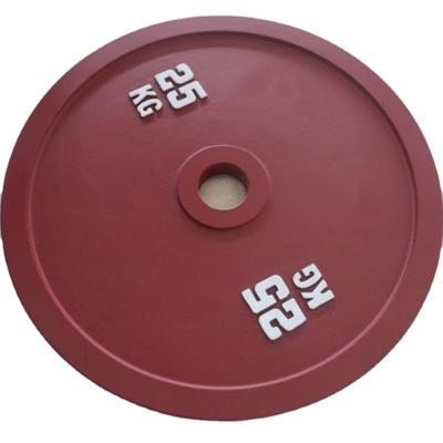 China Commercial Use 2022 Factory Supply High Quality IPF Standard Calibrated Bumper Plates Calibrated Weightlifting Steel Plates for sale