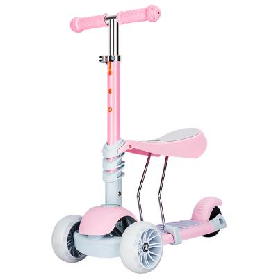 China Two-Wheel Children Sliding Scooter With Sparkle Slide Aluminium Balance Scooter for sale