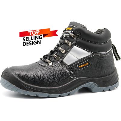 China Anti Static Steel Toe Oil Water Resistant Anti Impact Non Slip Puncture Proof Men Leather Work Safety Shoes for sale