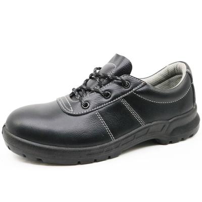 China Genuine Leather Anti Static Waterproof Non Slip Oil Resistant Anti Static Steel Toe Cap Safety Shoes Men Working for sale